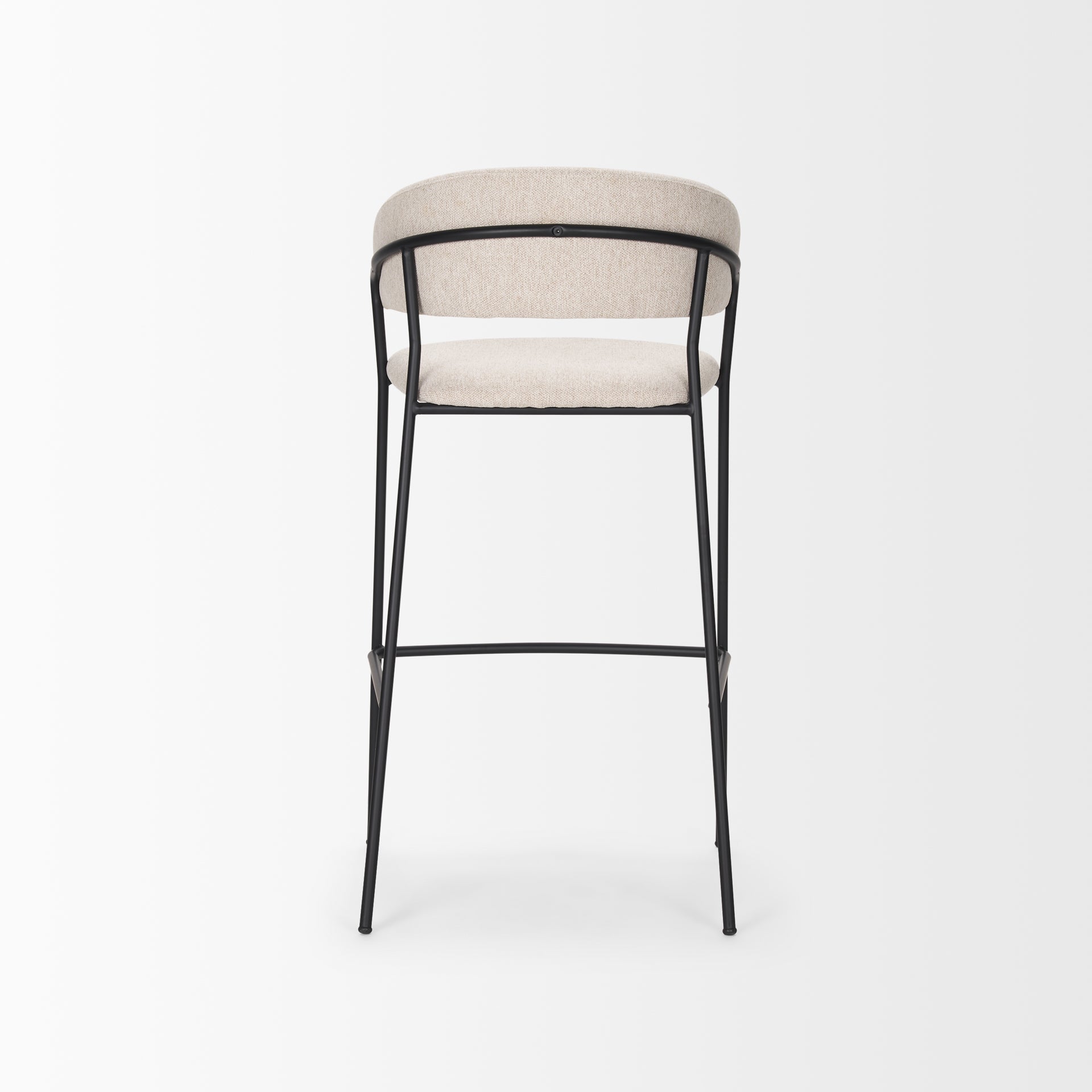 Carolyn Upholstered Seat Bar Counter Stool Oatmeal | Bar - bar-stools