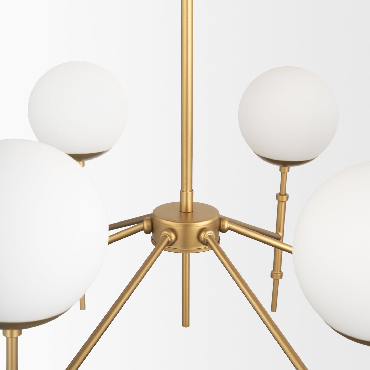 Edie Chandelier Gold Metal | 6 Light - chandeliers