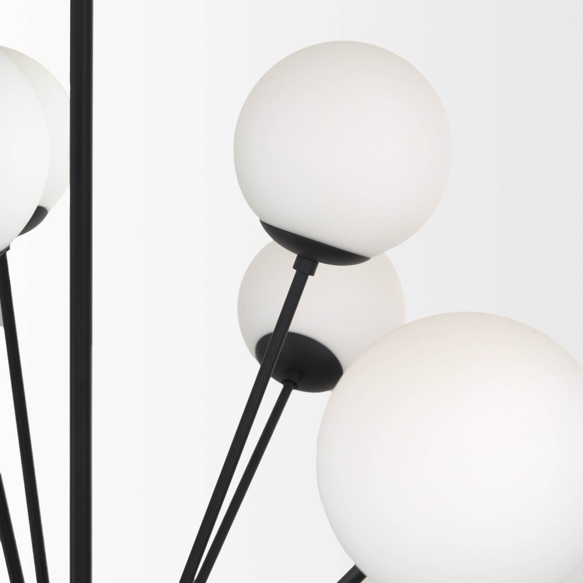 Barbara Chandelier Matte Black | 18 Light - chandeliers
