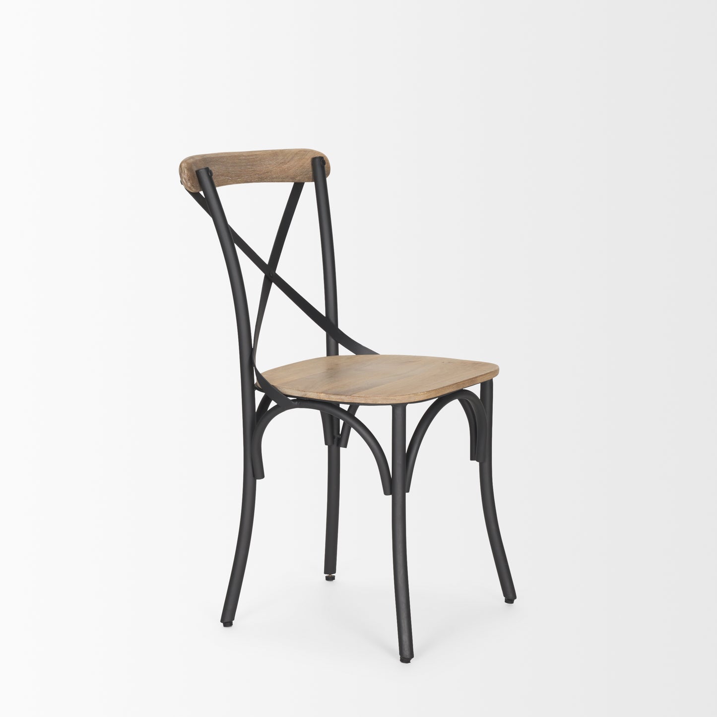 Etienne Dining Chair Light Brown | Gunmetal - dining-chairs