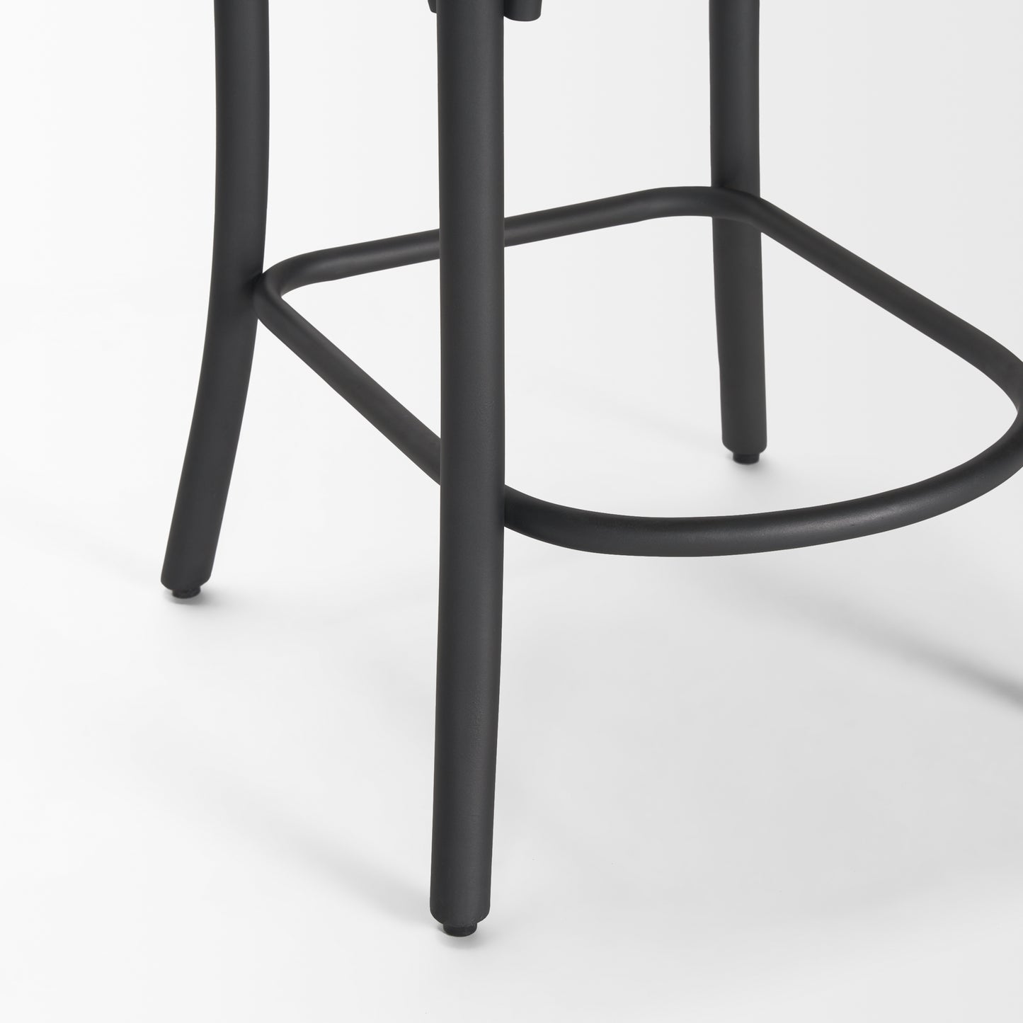 Etienne Light Brown Wood w/ Iron Metal Counter Stool