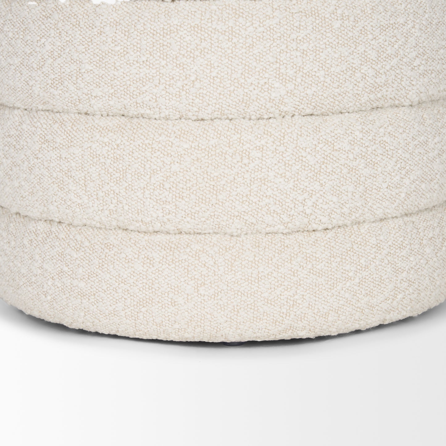 Elise Cream Boucle Upholstered Storage Ottoman