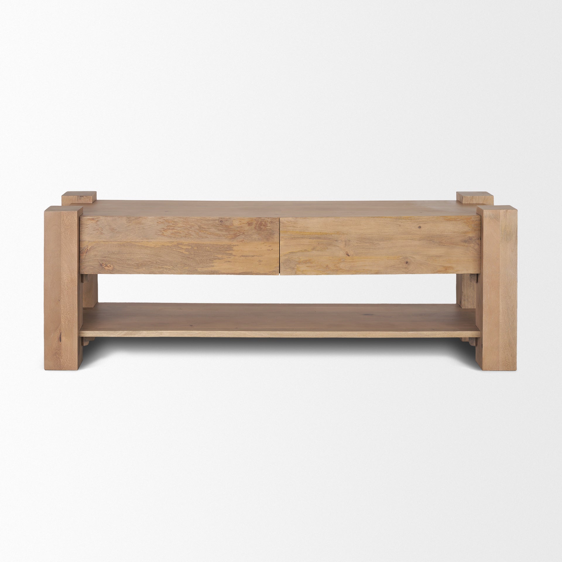 Beth Media Console Light Brown - media-console