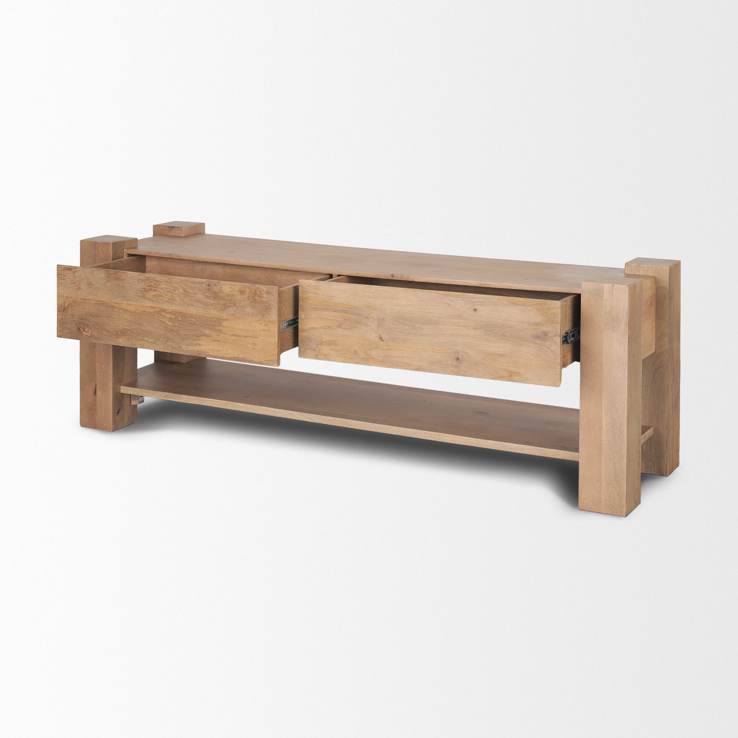 Beth Media Console Light Brown - media-console