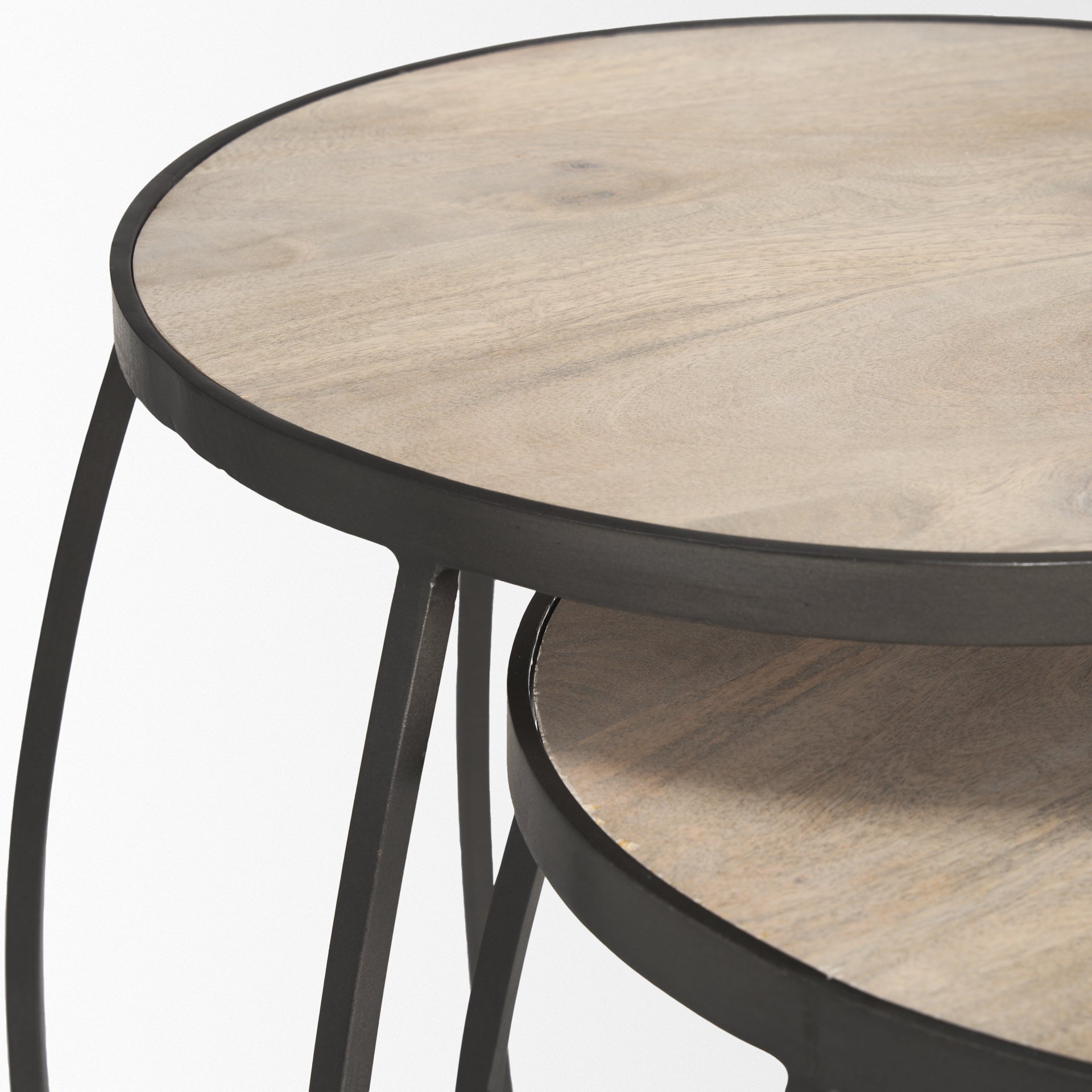 Clapp Accent Table White Wash | Silver Metal - accent-tables