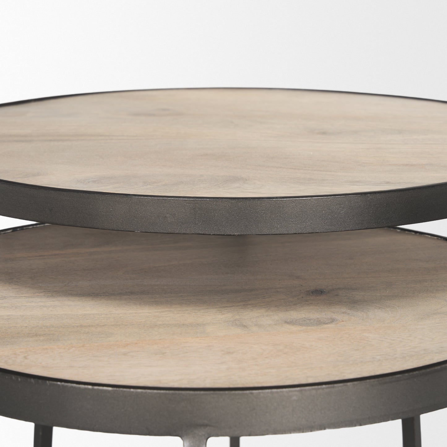 Clapp Accent Table White Wash | Silver Metal - accent-tables