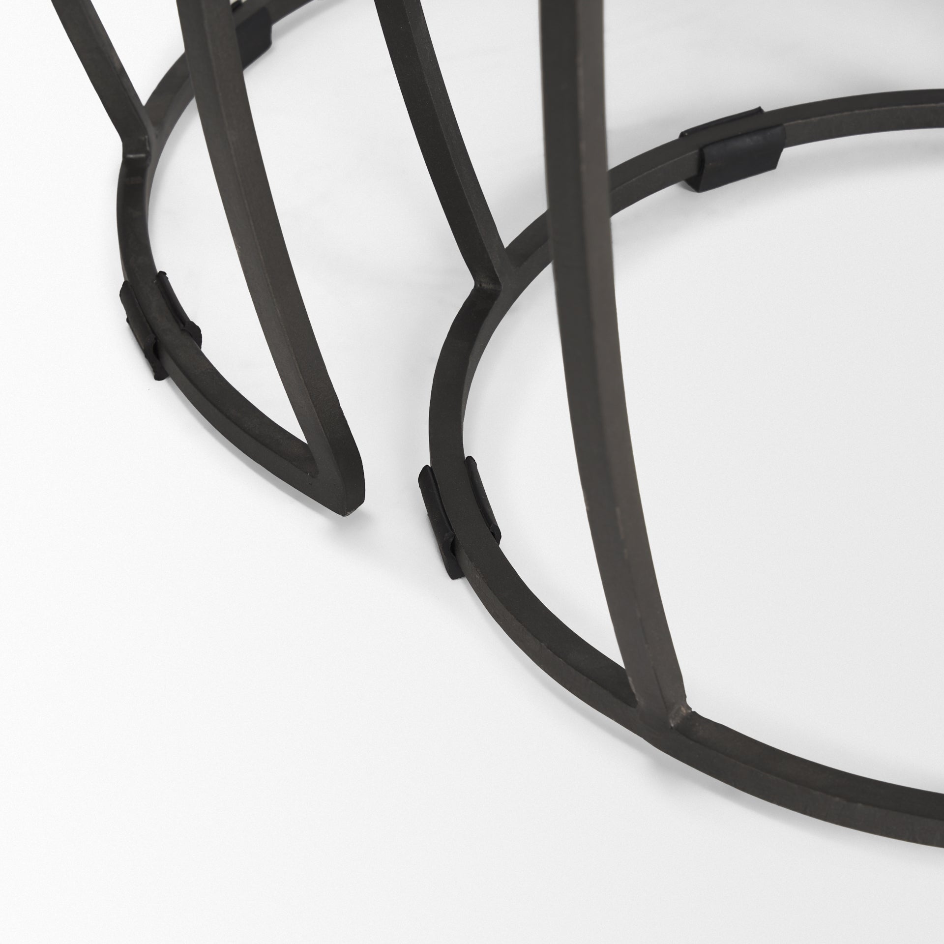 Clapp Accent Table White Wash | Silver Metal - accent-tables