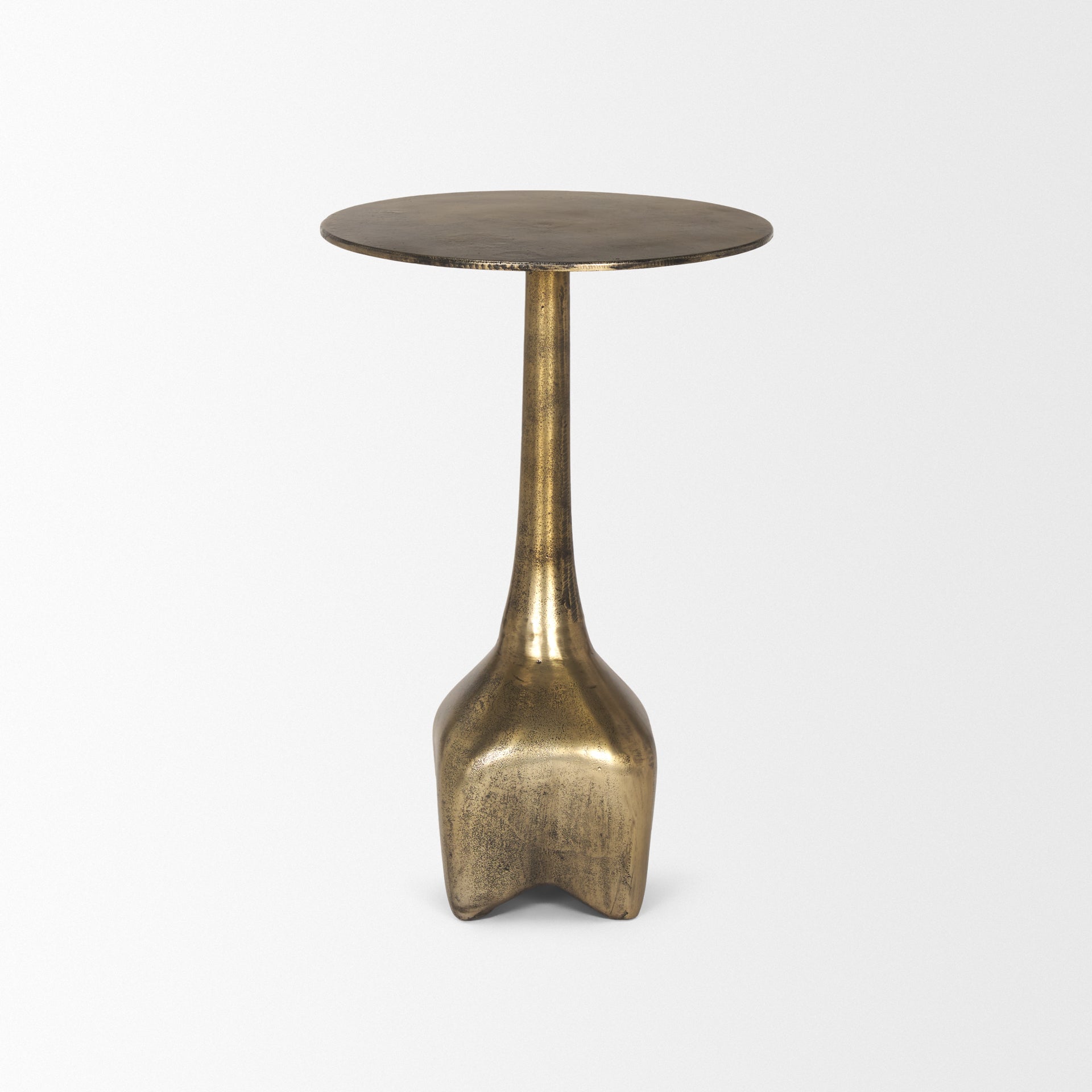 Risha Accent Table Gold Metal | Small - accent-tables