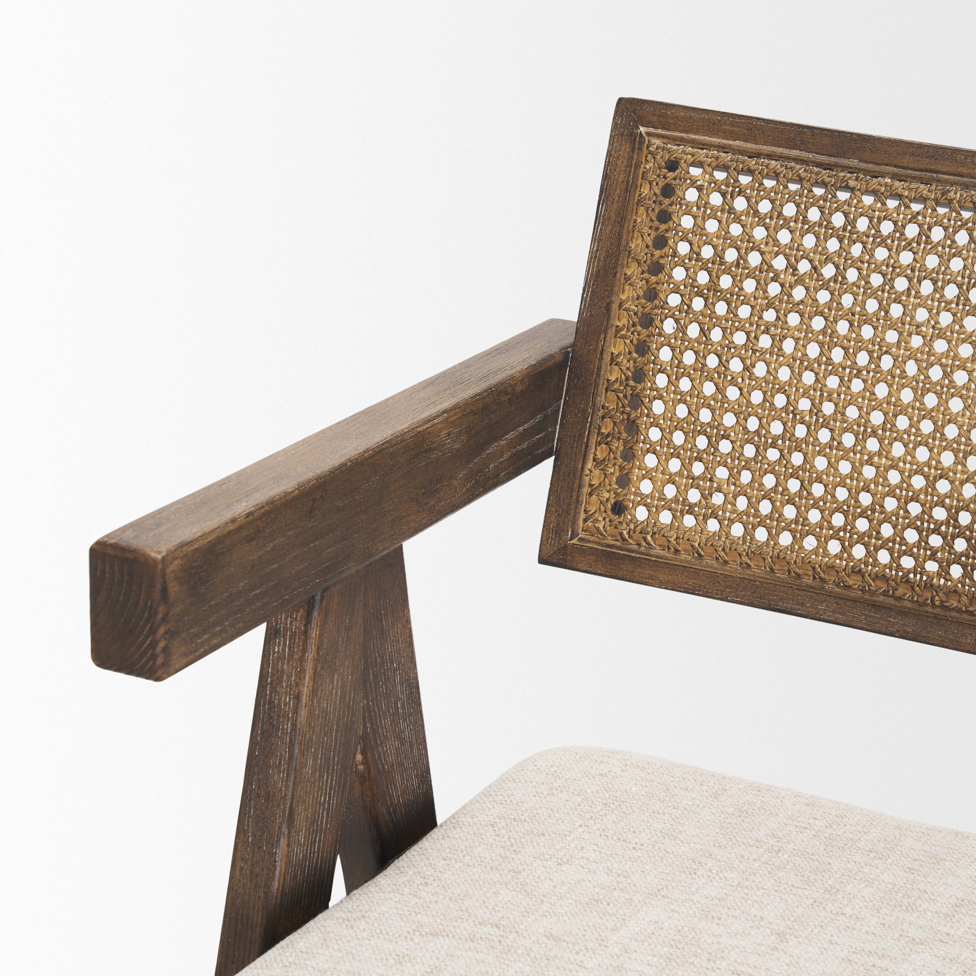 Indie Upholstered Seat Bar Counter Stool Medium Brown | Bar - bar-stools