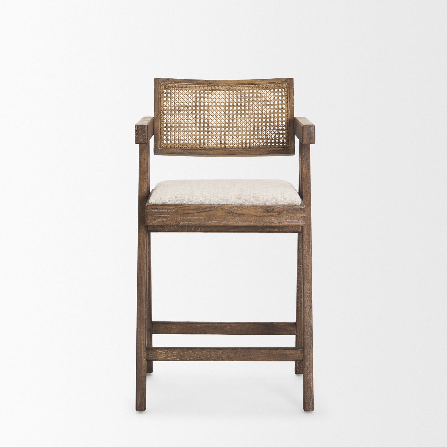 Indie Upholstered Seat Bar Counter Stool Medium Brown | Counter - bar-stools