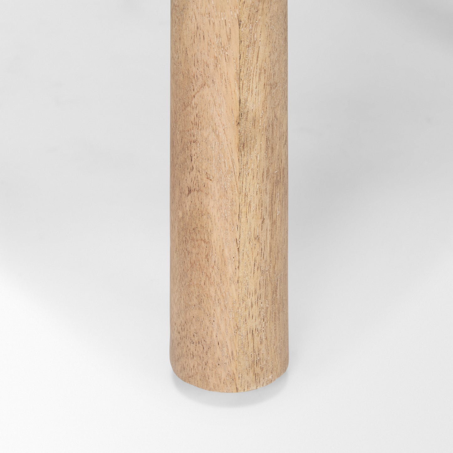 Shaiden Brown Wood w/ Cream Fabric Stool