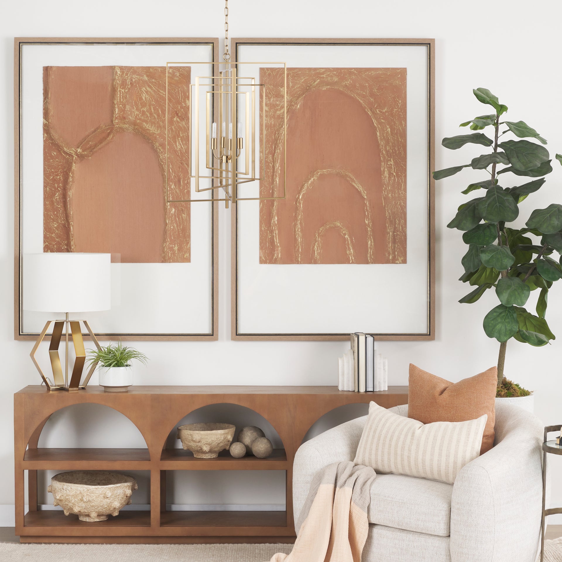 Colleen Chandelier Antiqued Gold - chandeliers