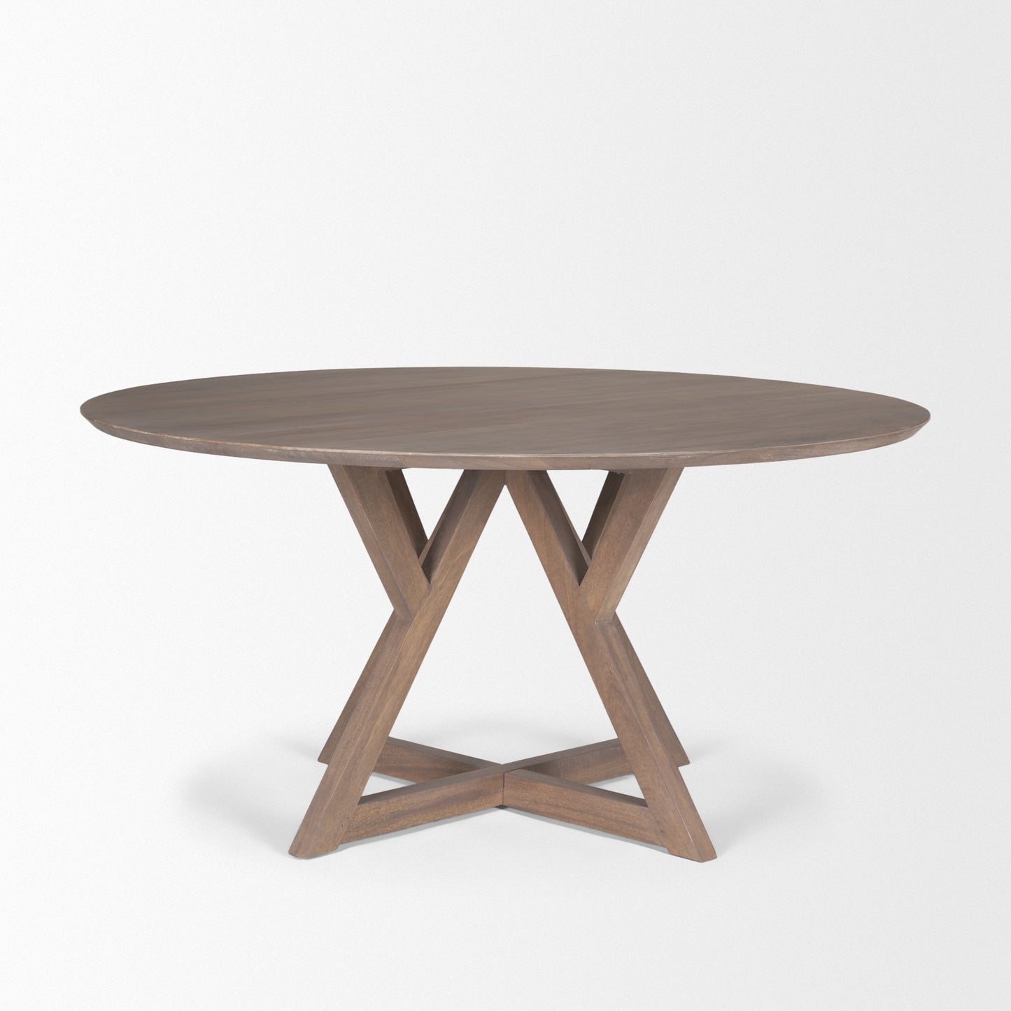 Jennings Dining Table Light Brown Wood | 60’’ - dining-table