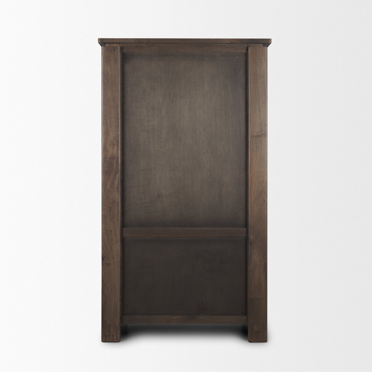 Wallen Curio Cabinet Dark Brown Wood - cabinets