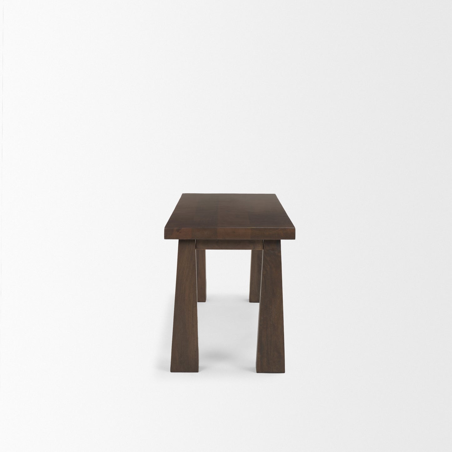 Wolcott Bench Dark Brown | Wood - benches
