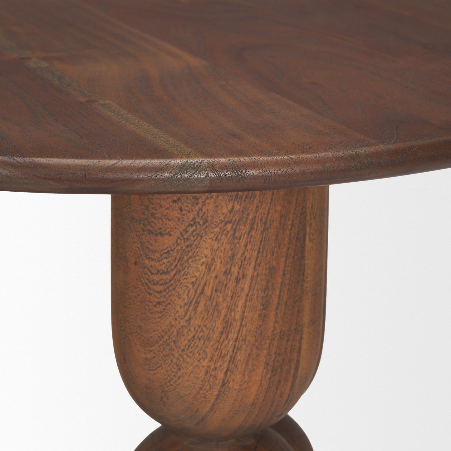 Sonel Foyer Table Medium Dark Brown | Wood - accent-tables