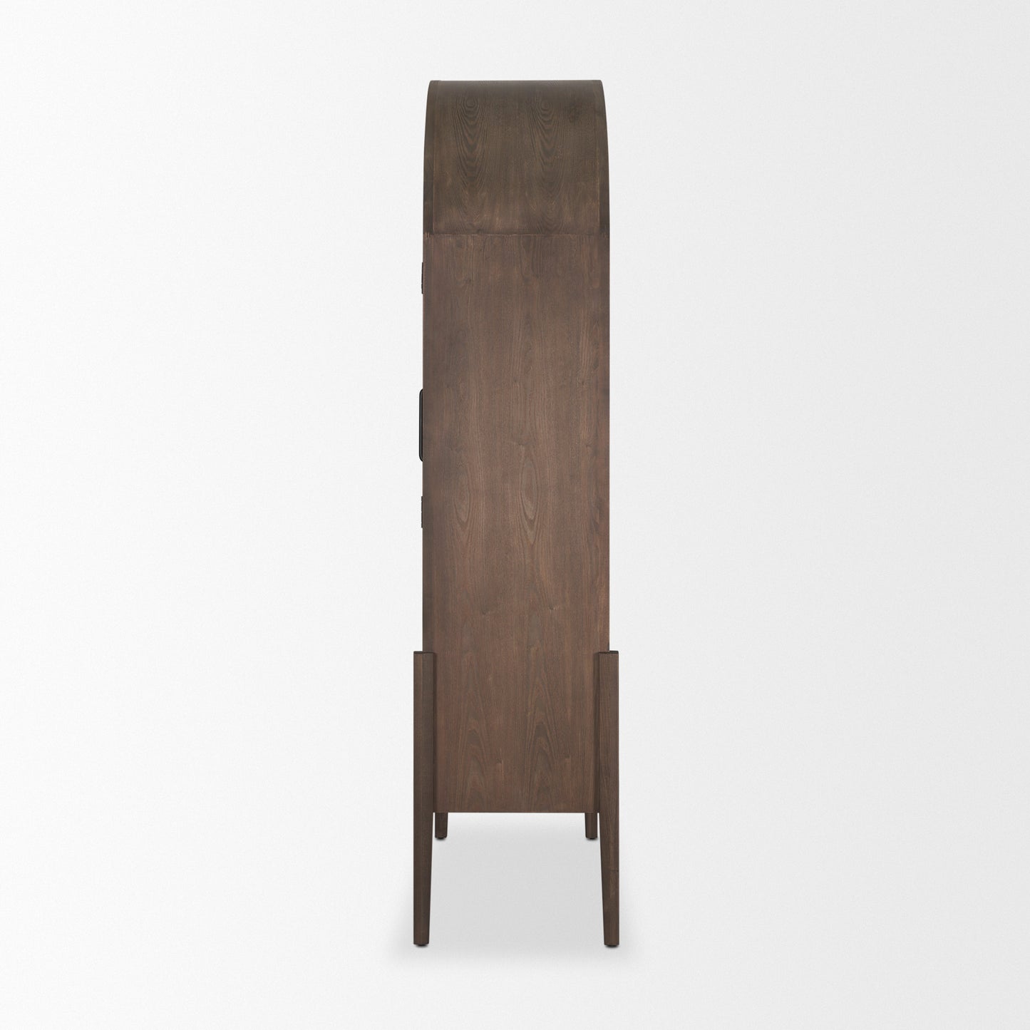 Teva Curio Cabinet Two Toned Wood | Clear Glass - cabinets