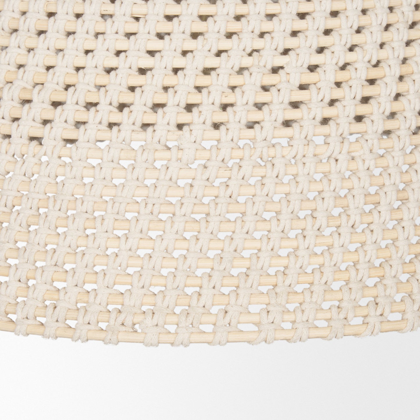 Tosha Pendant Cotton Rope | Drum Shade - pendant-light