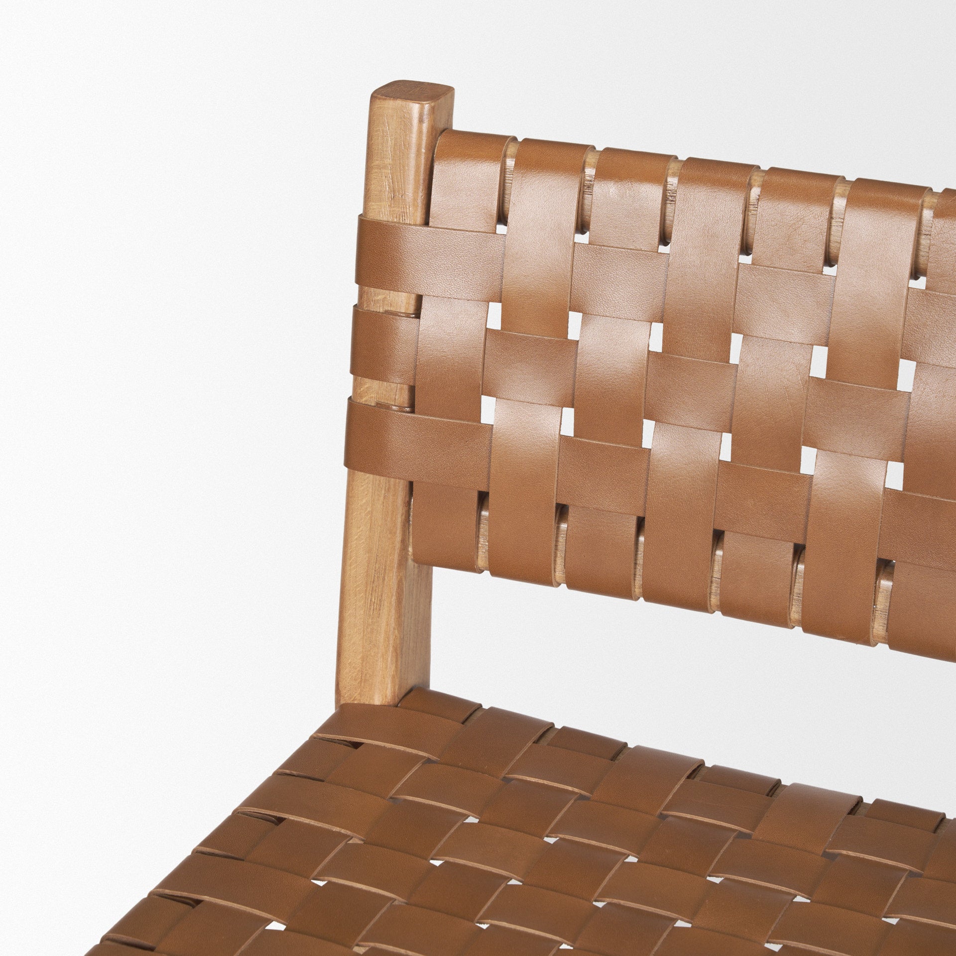 Shane Leather Seat Bar Counter Stool Brown Leather | Brown Wood - bar-stools