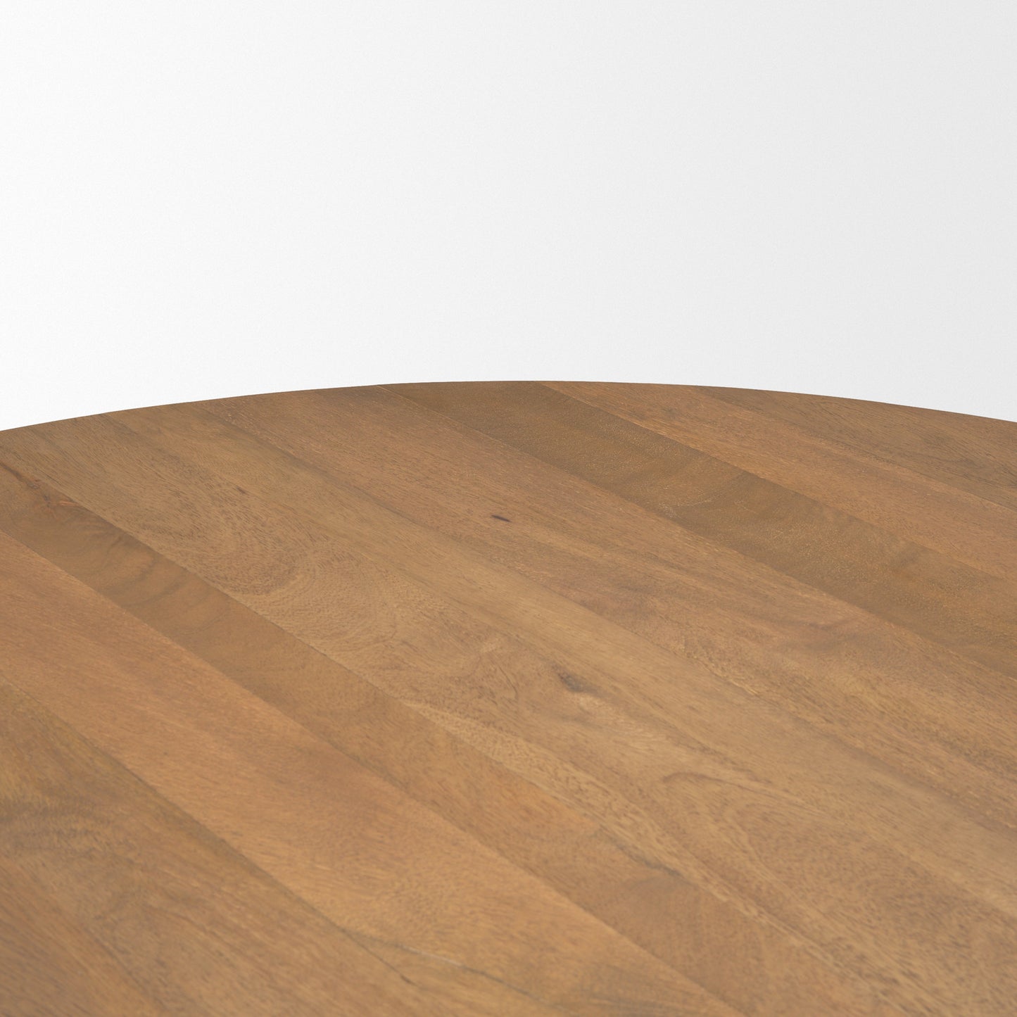 Swanson Round Dining Table Light Brown Wood - dining-table