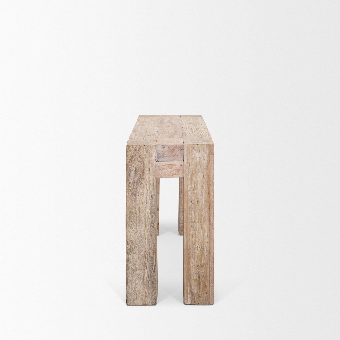 McArthur Console Table Reclaimed Wood | Whitewash - console-tables
