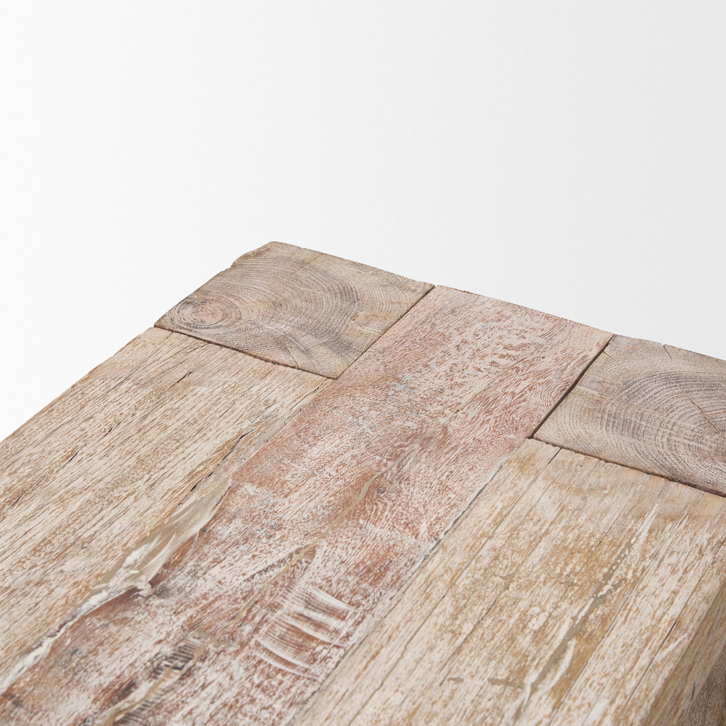 McArthur Console Table Reclaimed Wood | Whitewash - console-tables
