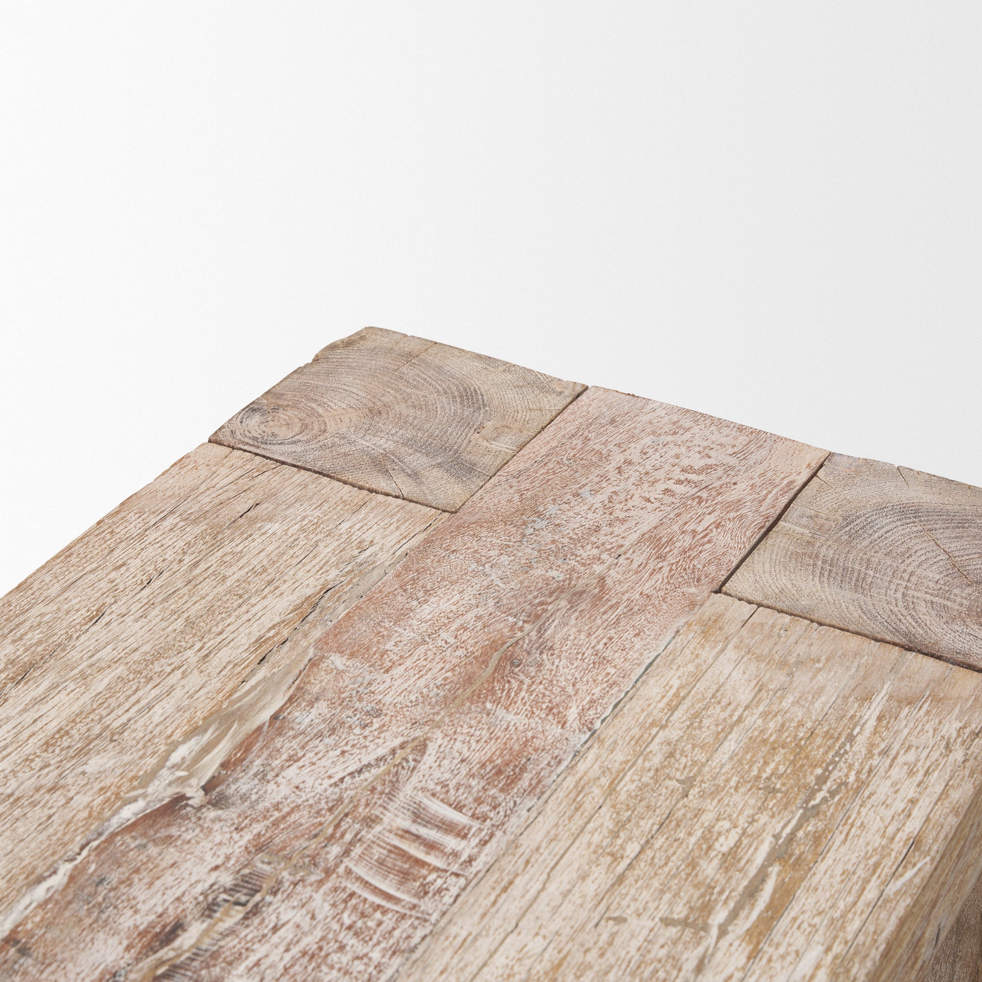 McArthur Console Table Reclaimed Wood | Whitewash - console-tables