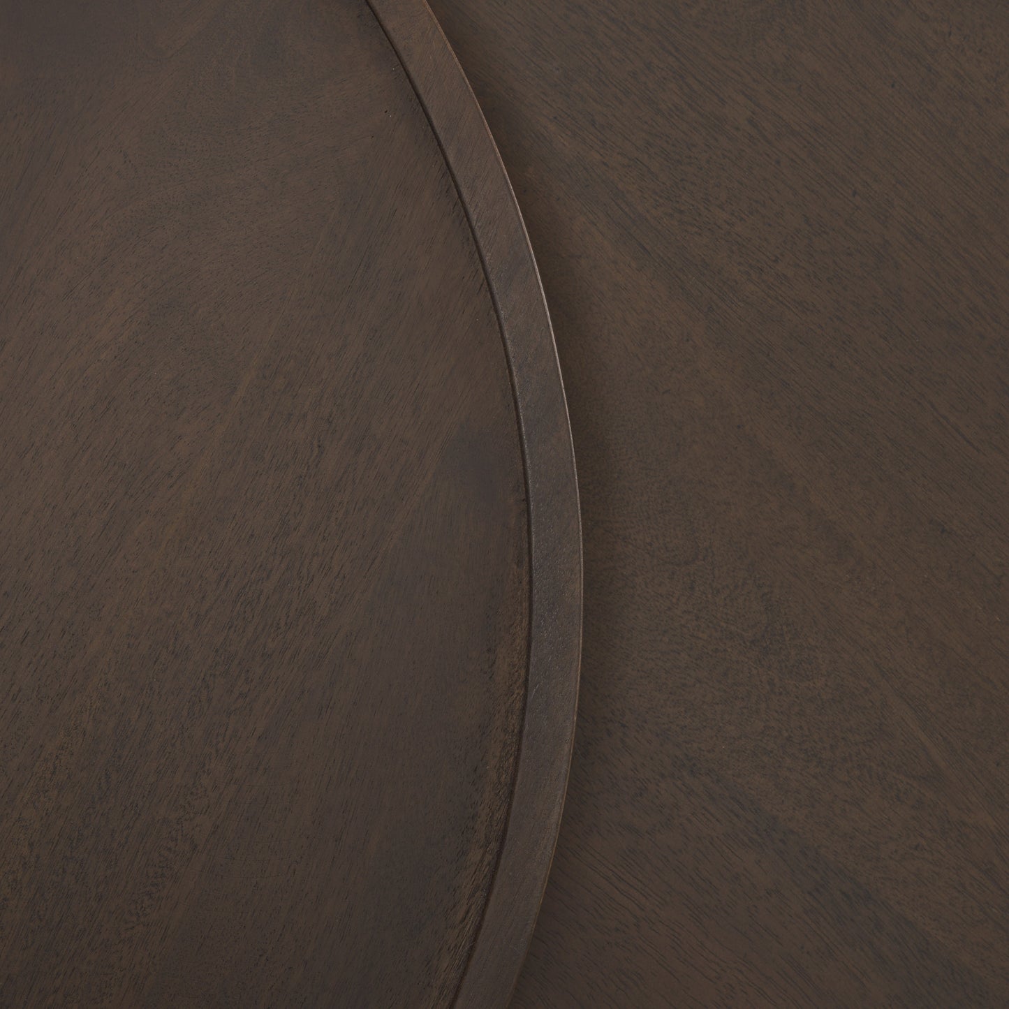Takoda Dark Brown Wood Tapered Drum Nesting Coffee Tables