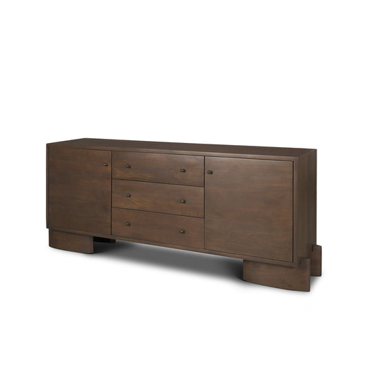 Jonan Sideboard Dark Brown | Wood - sideboards-and-buffets