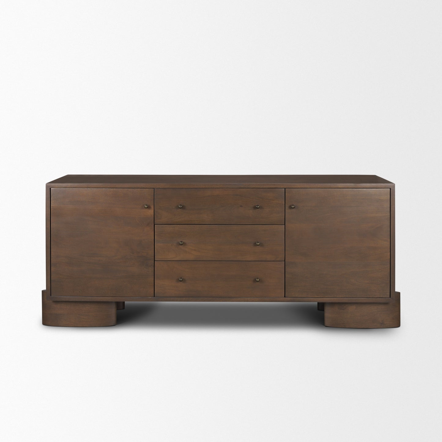 Jonan Sideboard Dark Brown | Wood - sideboards-and-buffets