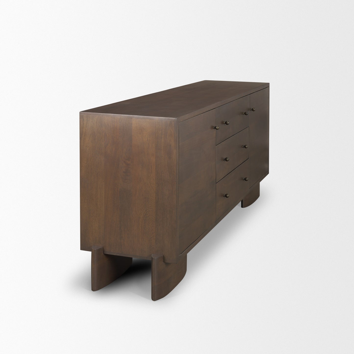 Jonan Sideboard Dark Brown | Wood - sideboards-and-buffets