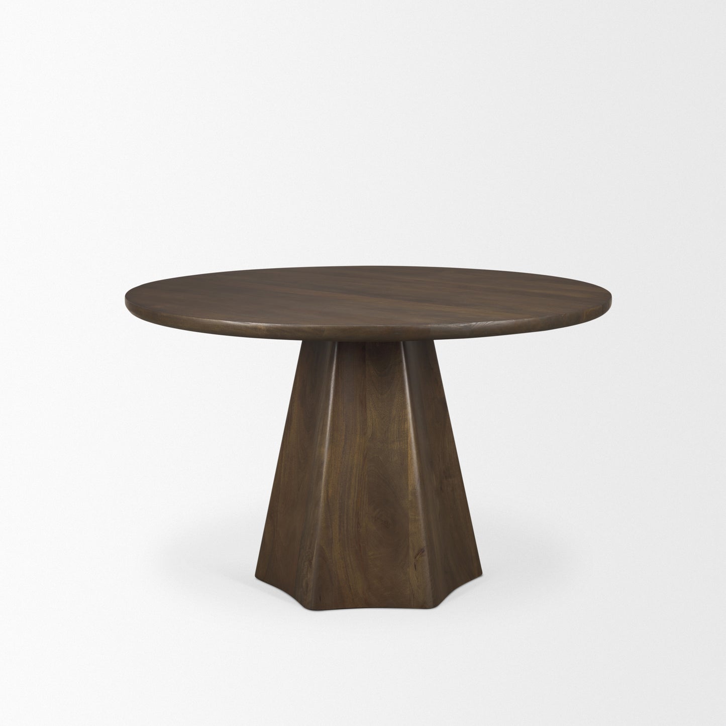 Jovani Dining Table Dark Brown | Wood | 48’’ - dining-table