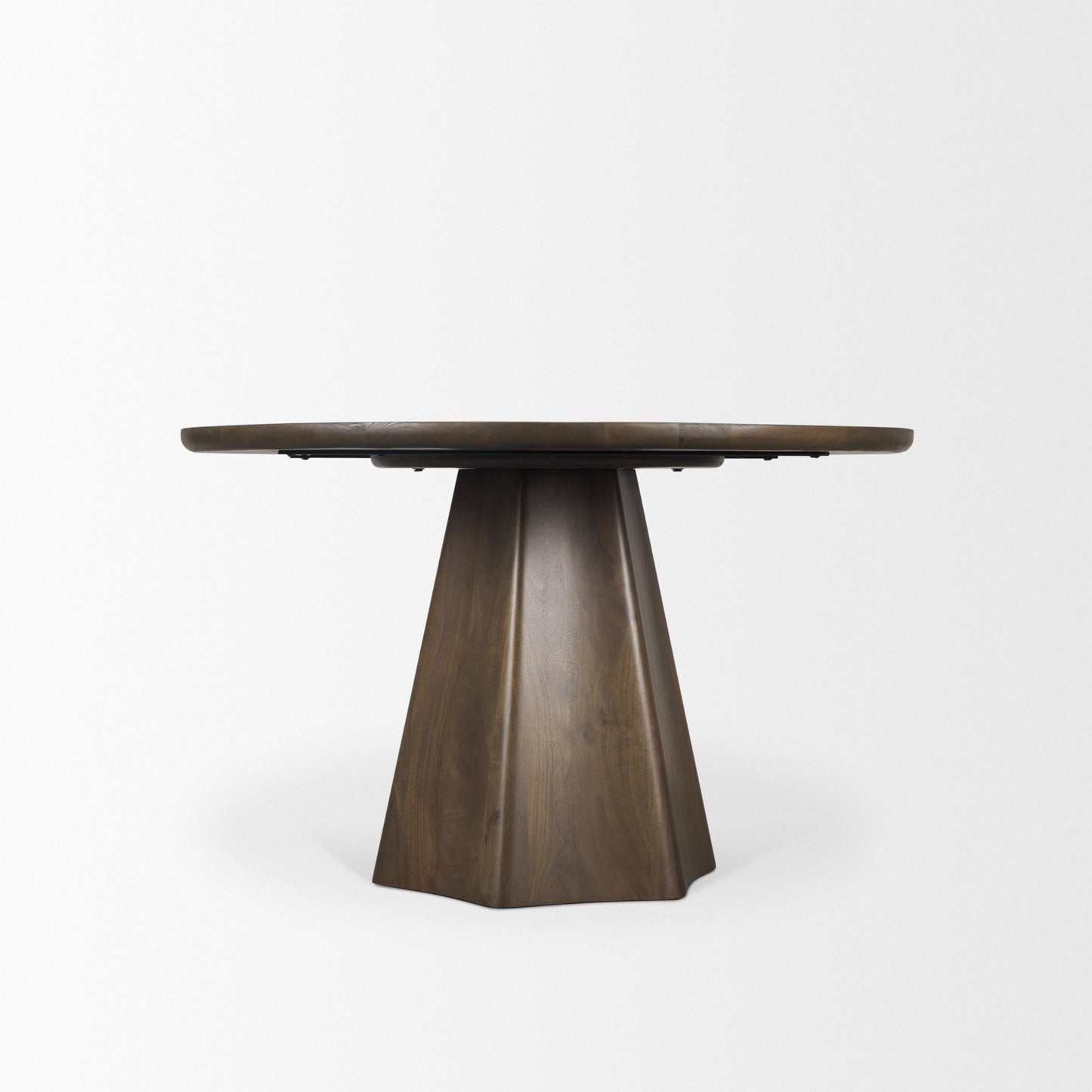 Jovani Dining Table Dark Brown | Wood | 48’’ - dining-table