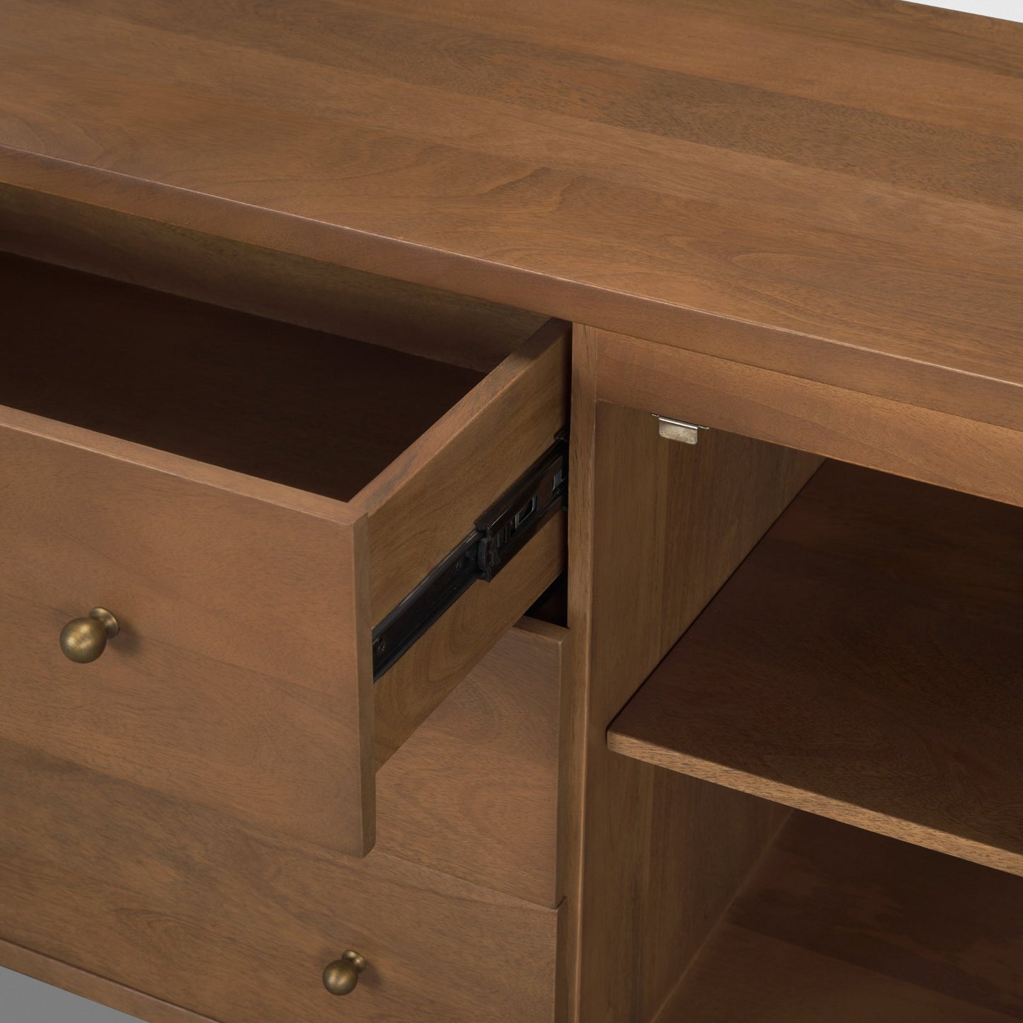 Jonan Sideboard Medium Brown | Wood - sideboards-and-buffets