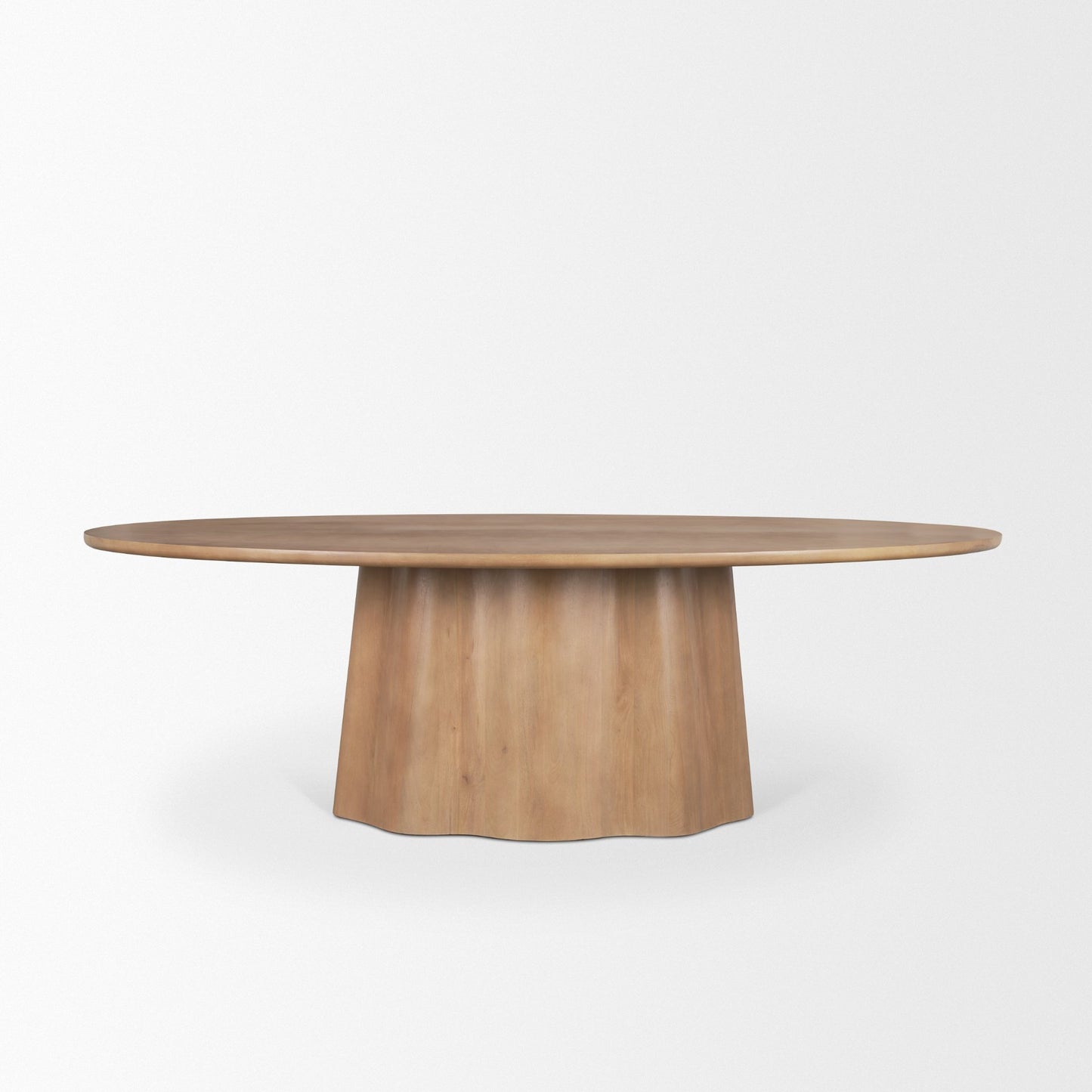 Jovani Oval Dining Table Light Brown | Wood | Oval - dining-table