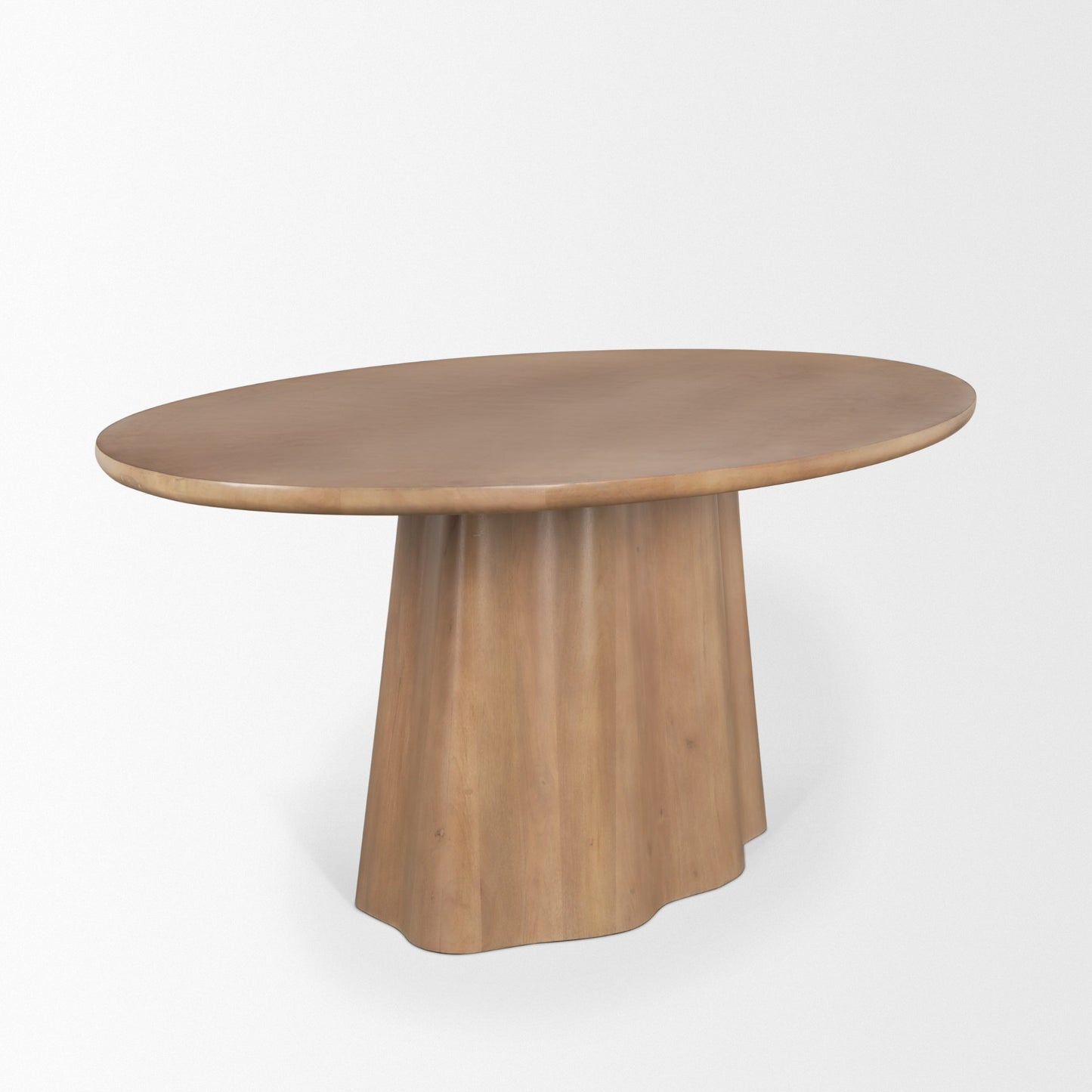 Jovani Oval Dining Table Light Brown | Wood | Oval - dining-table