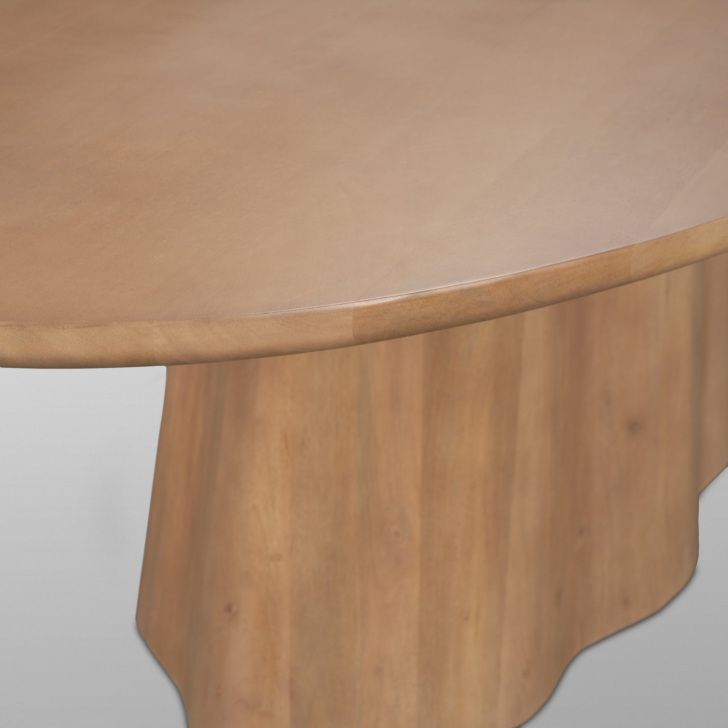 Jovani Oval Dining Table Light Brown | Wood | Oval - dining-table