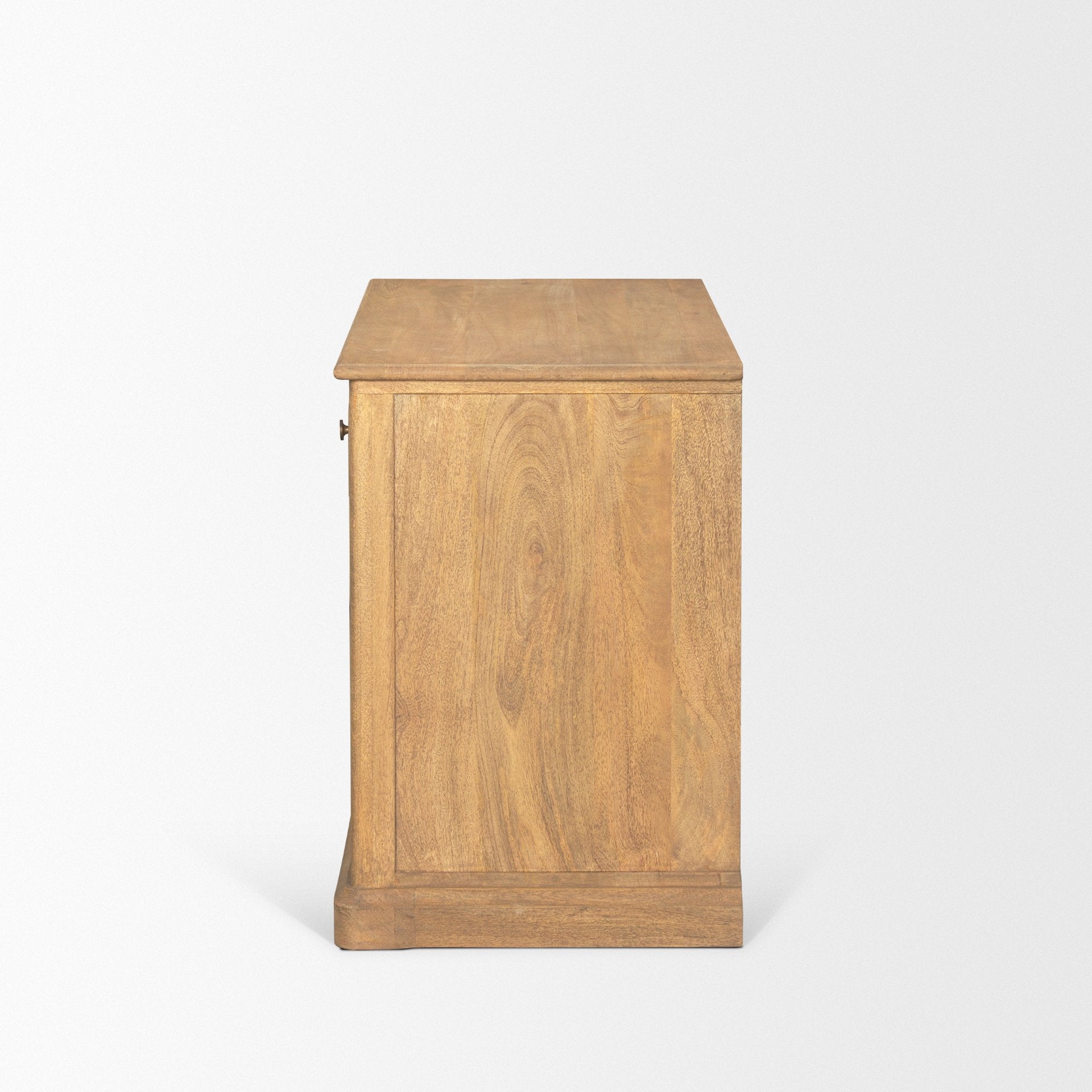 Braxton Accent Cabinet Light Brown | Dark Aged Brass - acc-chest-cabinets