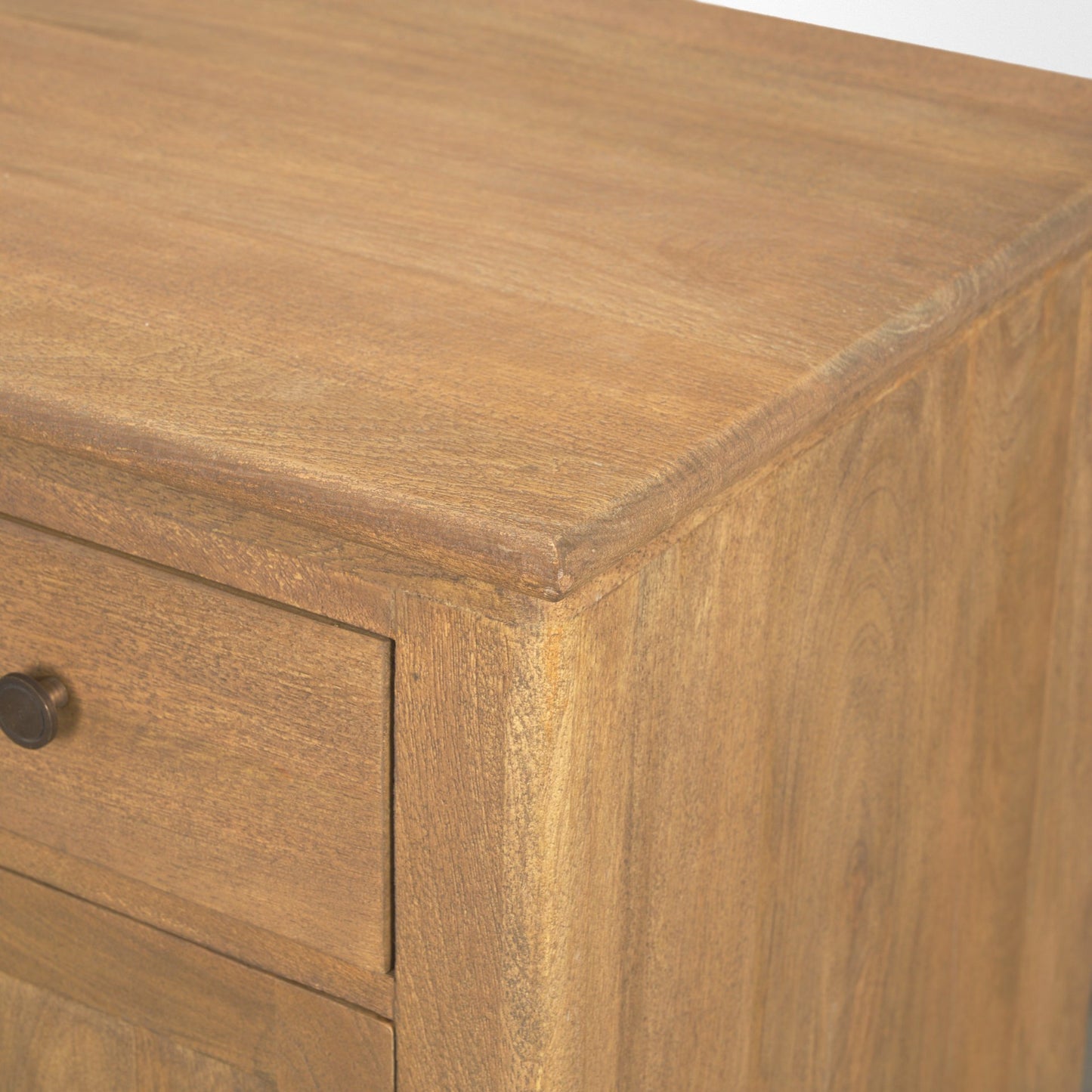 Braxton Accent Cabinet Light Brown | Dark Aged Brass - acc-chest-cabinets