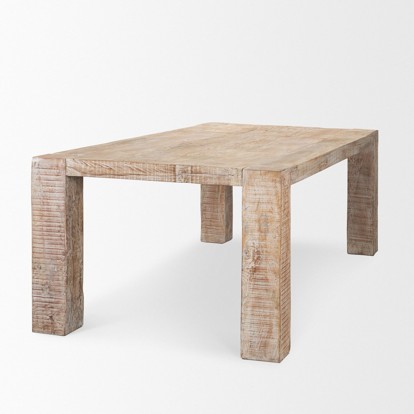 McArthur Dining Table White Wash | 84’’ - dining-table