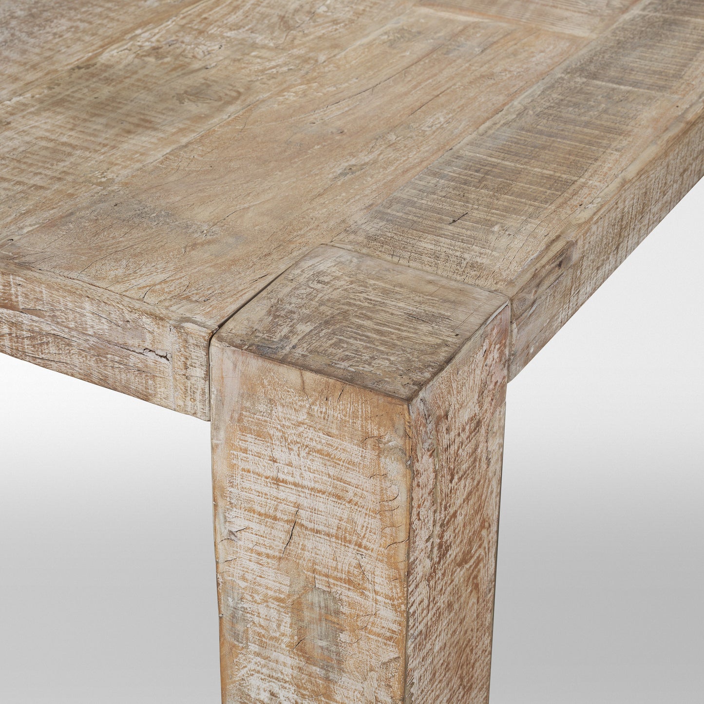 McArthur Dining Table White Wash | 84’’ - dining-table