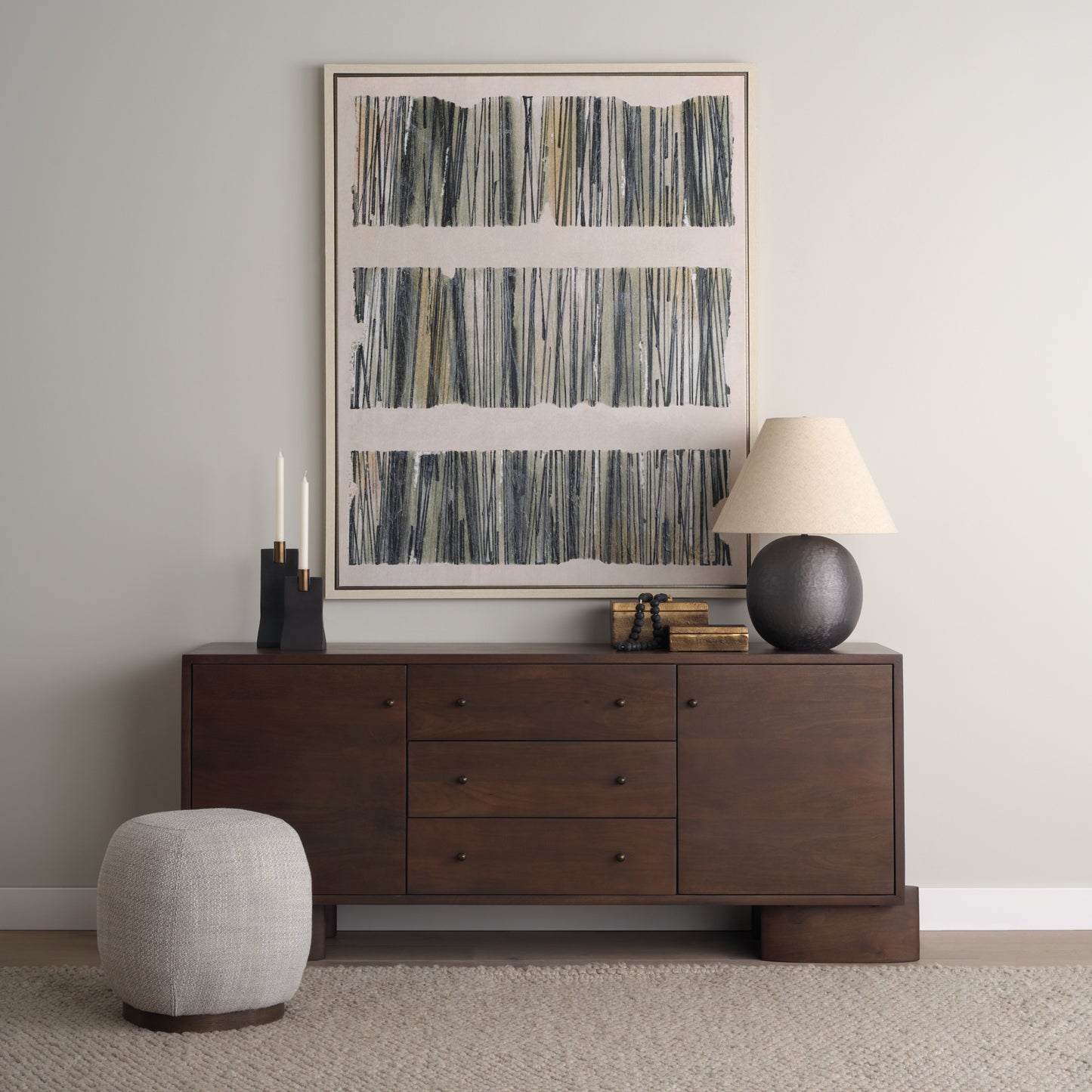 Jonan Sideboard Dark Brown | Wood - sideboards-and-buffets