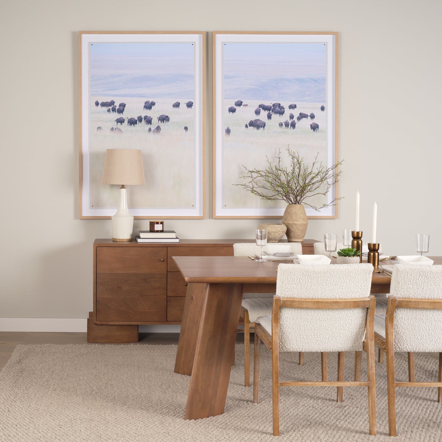 Jonan Sideboard Medium Brown | Wood - sideboards-and-buffets