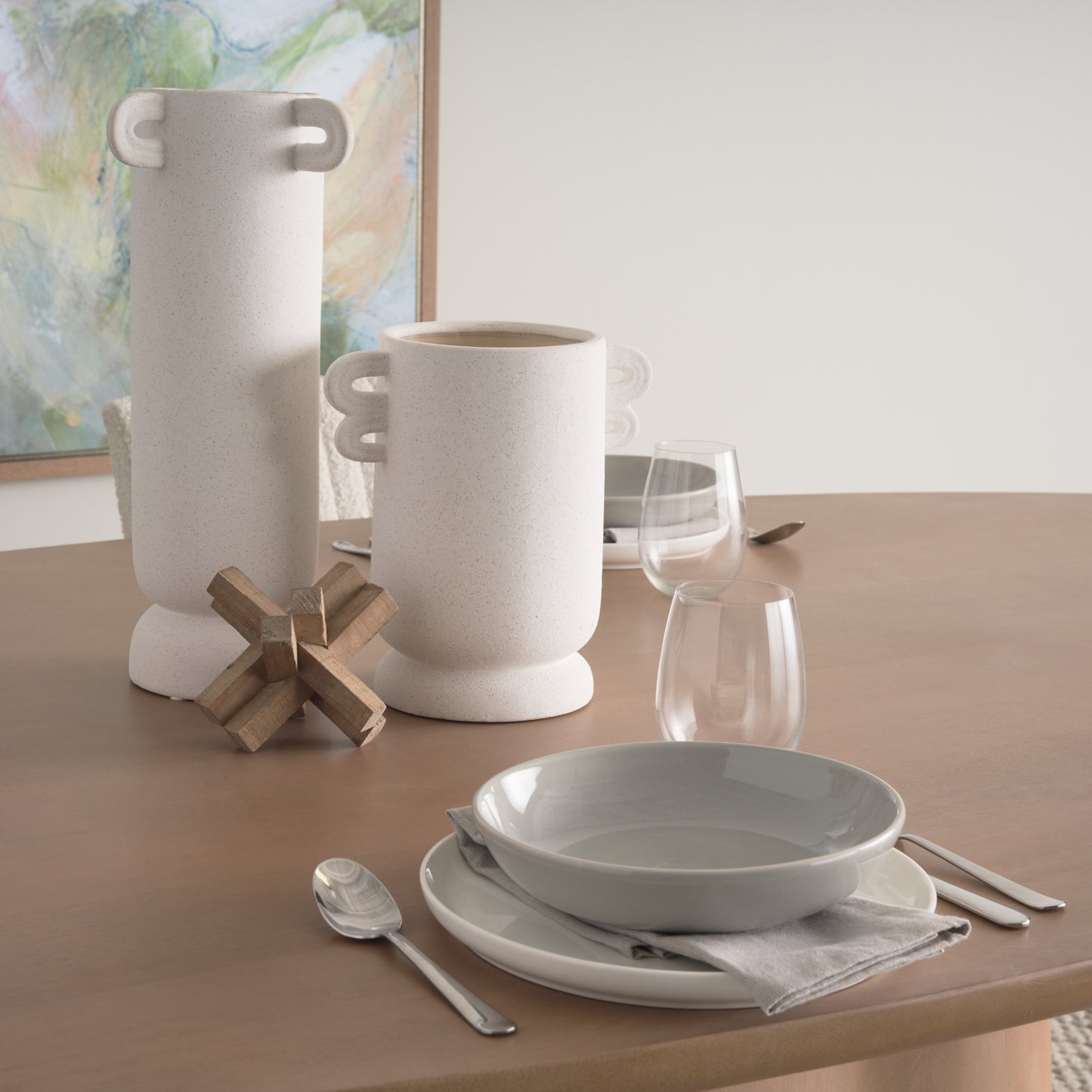 Jovani Oval Dining Table Light Brown | Wood | Oval - dining-table