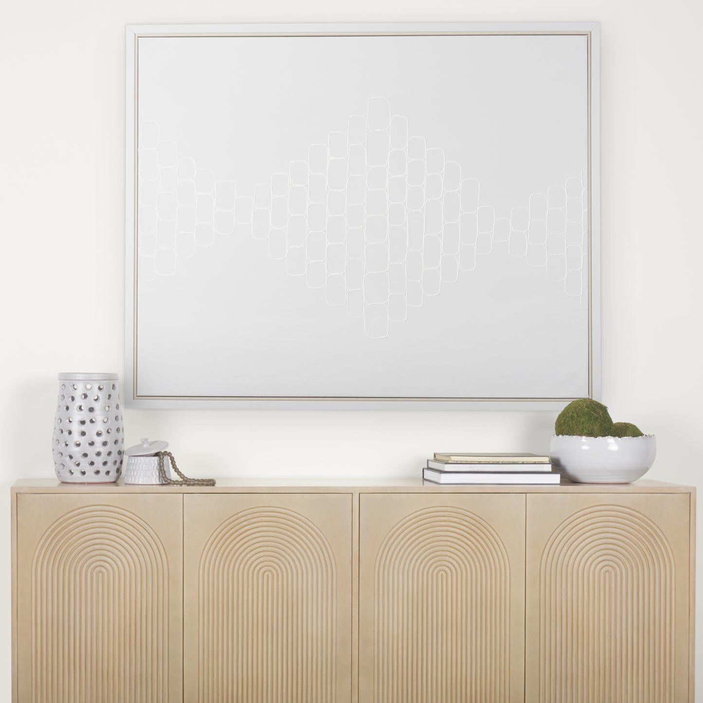 Tucker Sideboard Light Brown Wood | 4 Door - sideboards-and-buffets