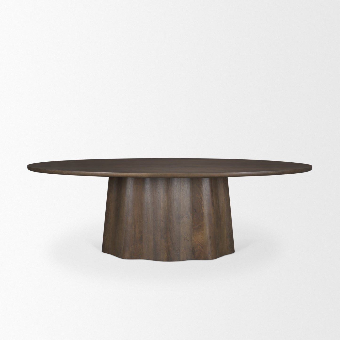 Jovani Oval Dining Table Dark Brown | Wood | Oval - dining-table