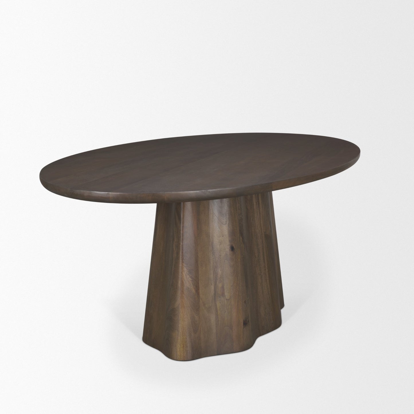 Jovani Oval Dining Table Dark Brown | Wood | Oval - dining-table