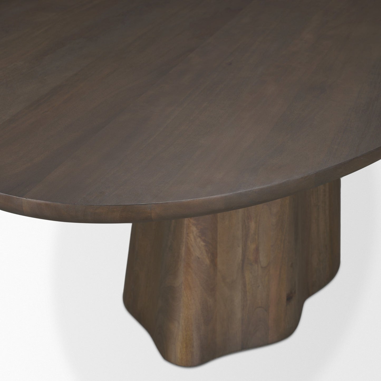 Jovani Oval Dining Table Dark Brown | Wood | Oval - dining-table