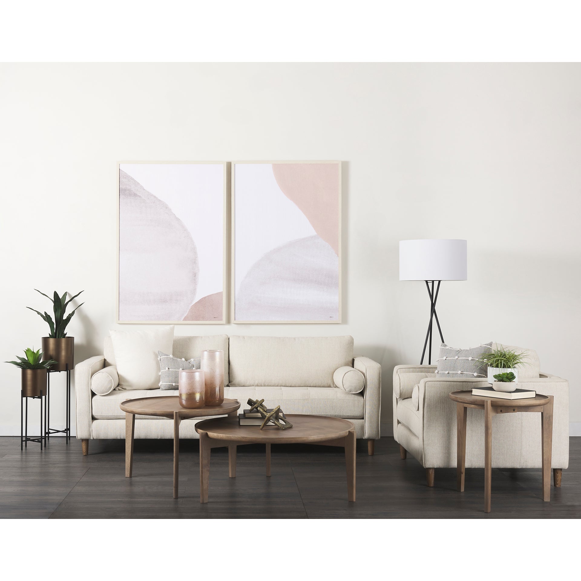 Cleaver Accent Table Brown Wood - accent-tables