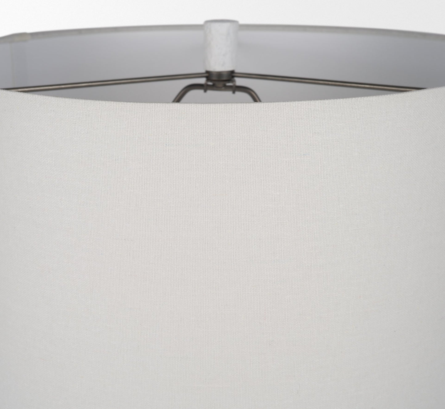 Everly Table Lamp White Cement | White Shade - table-lamps